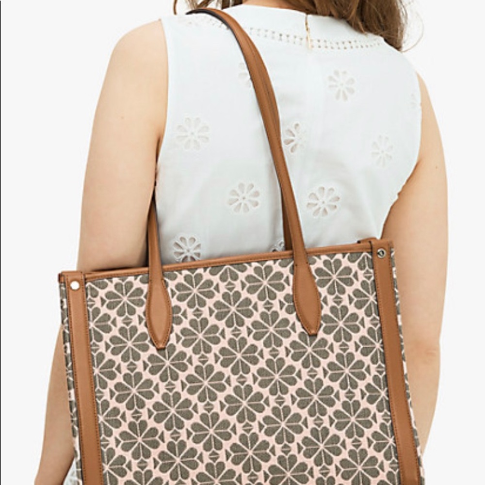 Kate Spade Jacquard Medium Market Tote